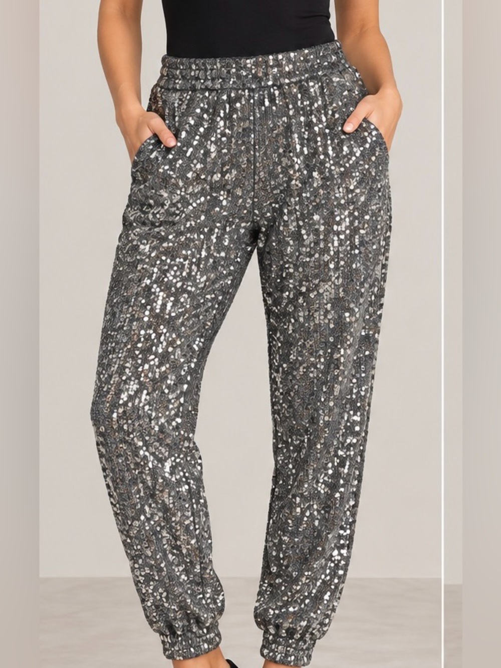 Cable & Gauge Sequin Joggers